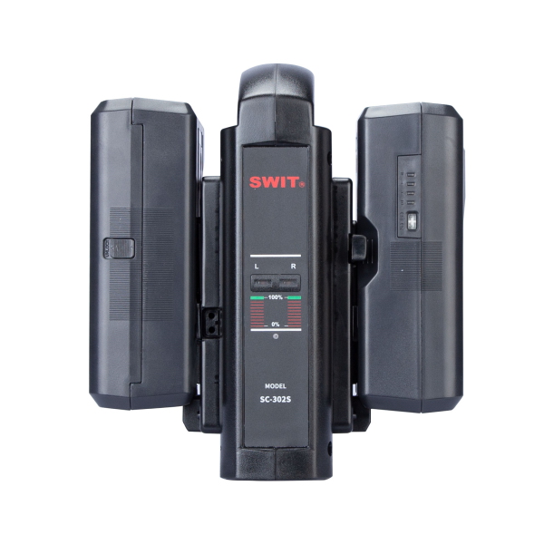 Bộ sạc Swit SC-302S 2-ch cho pin V-mount - Hàng chính hãng