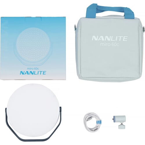 Đèn LED Bảng Tròn Nanlite Miro 60C RGBW Nebula C4
