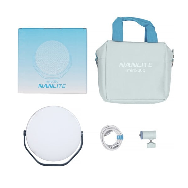 Đèn LED Bảng Tròn Nanlite Miro 30C RGBW Nebula C4