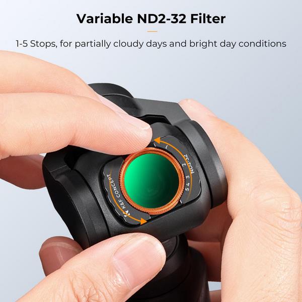 Kính Lọc K&F Concept Magnetic ND2-32 (KF01.2544) Cho DJI Osmo Pocket 3 Và Pocket 4
