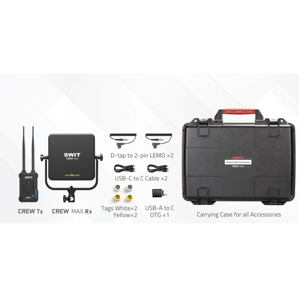 Swit Crew Max Hệ thống truyền video không dây 3G-SDI HDMI