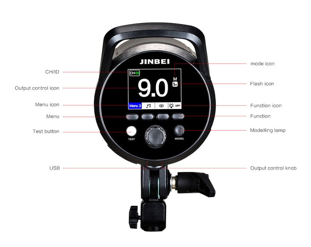 [Khuyến Mãi] Đèn flash Jinbei MSN-600 TTL