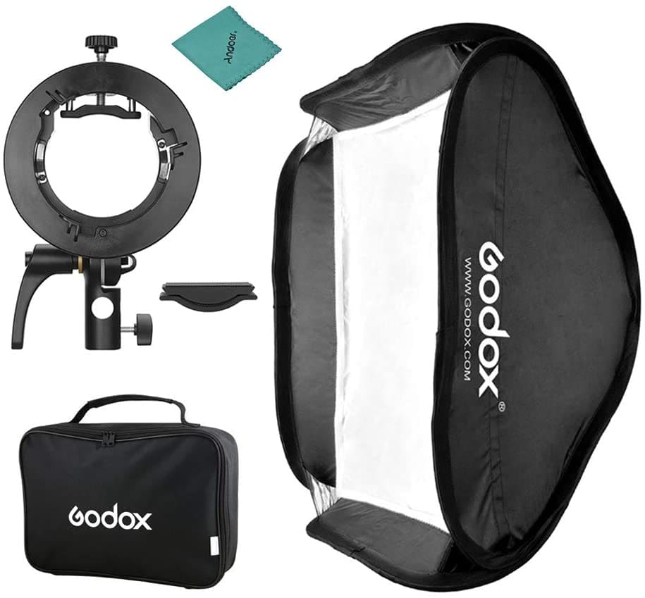 Softbox Godox SGUV 80×80 kèm giá đỡ S2