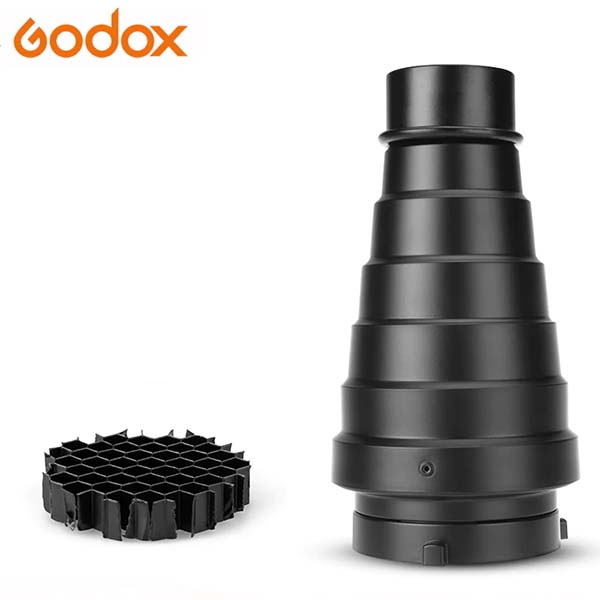Snoot Godox SN-01 kèm lưới tổ ong