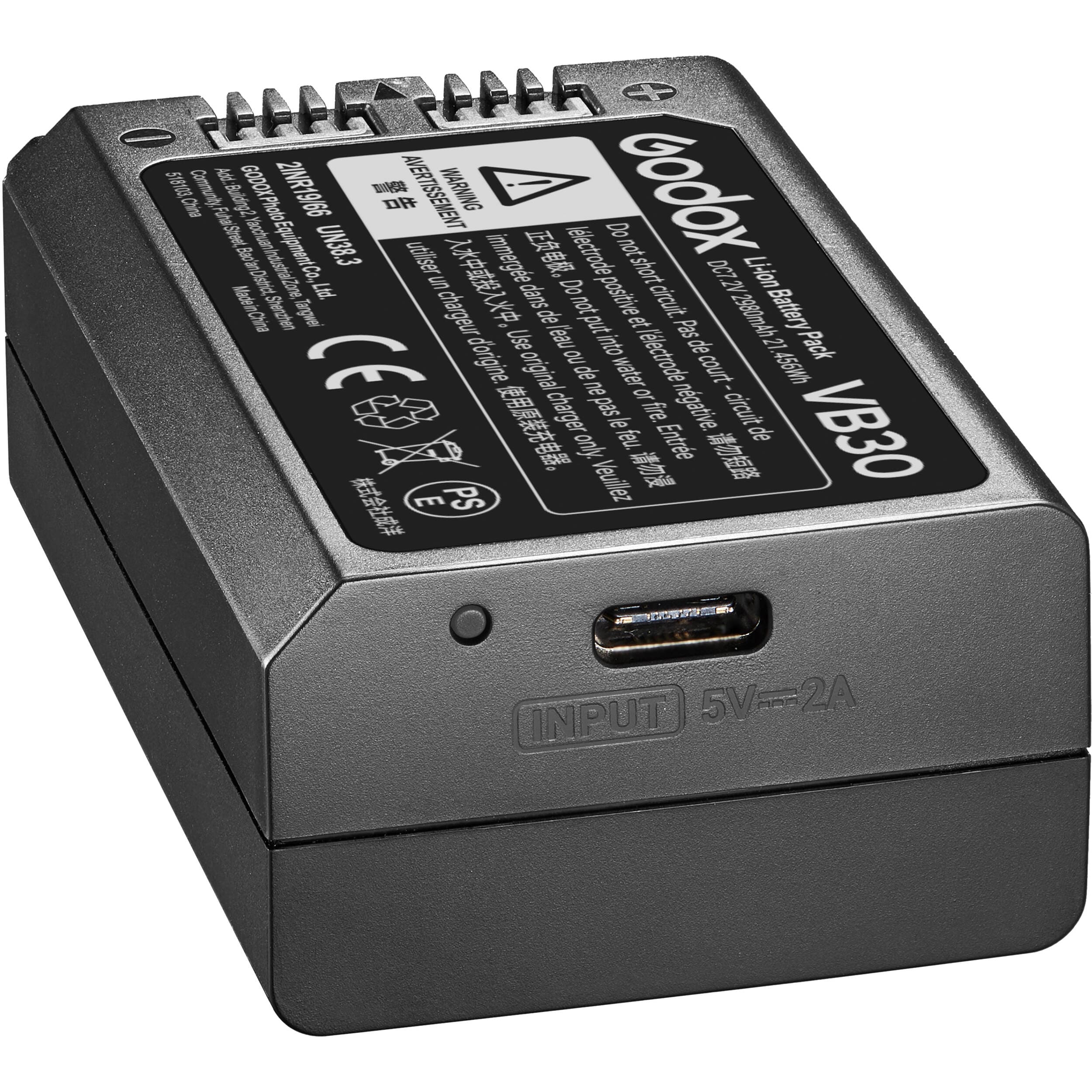 Pin VB30 Cho Đèn Flash Godox V1Pro/V100