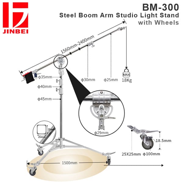 Chân đèn Jinbei BM300