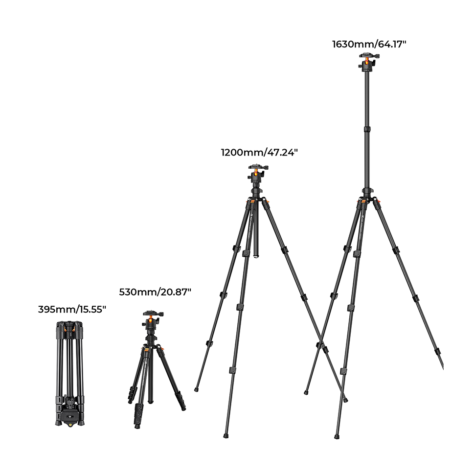 Chân máy ảnh K&F Concept K234A0+ BH-28L + phone holder
