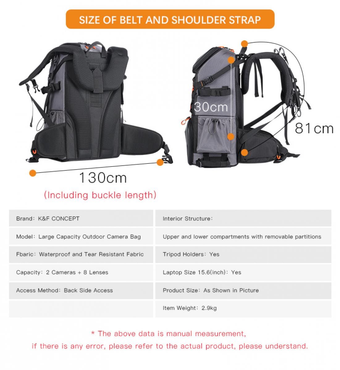 Balo K&F Concept Beta Backpack 32L  KF13.107