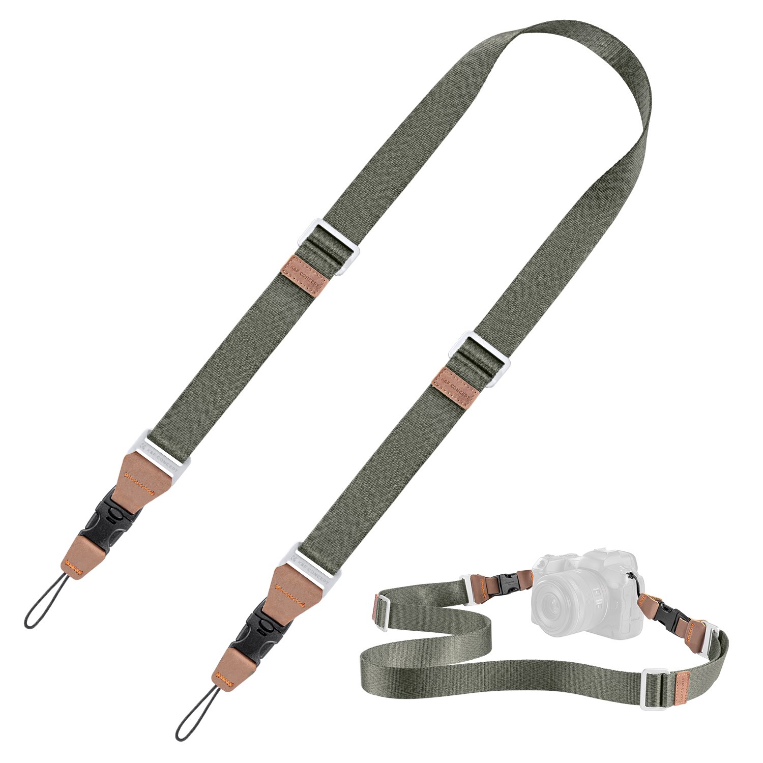 Dây đeo máy ảnh K&F Concept Neck Strap 32mm KF13.115