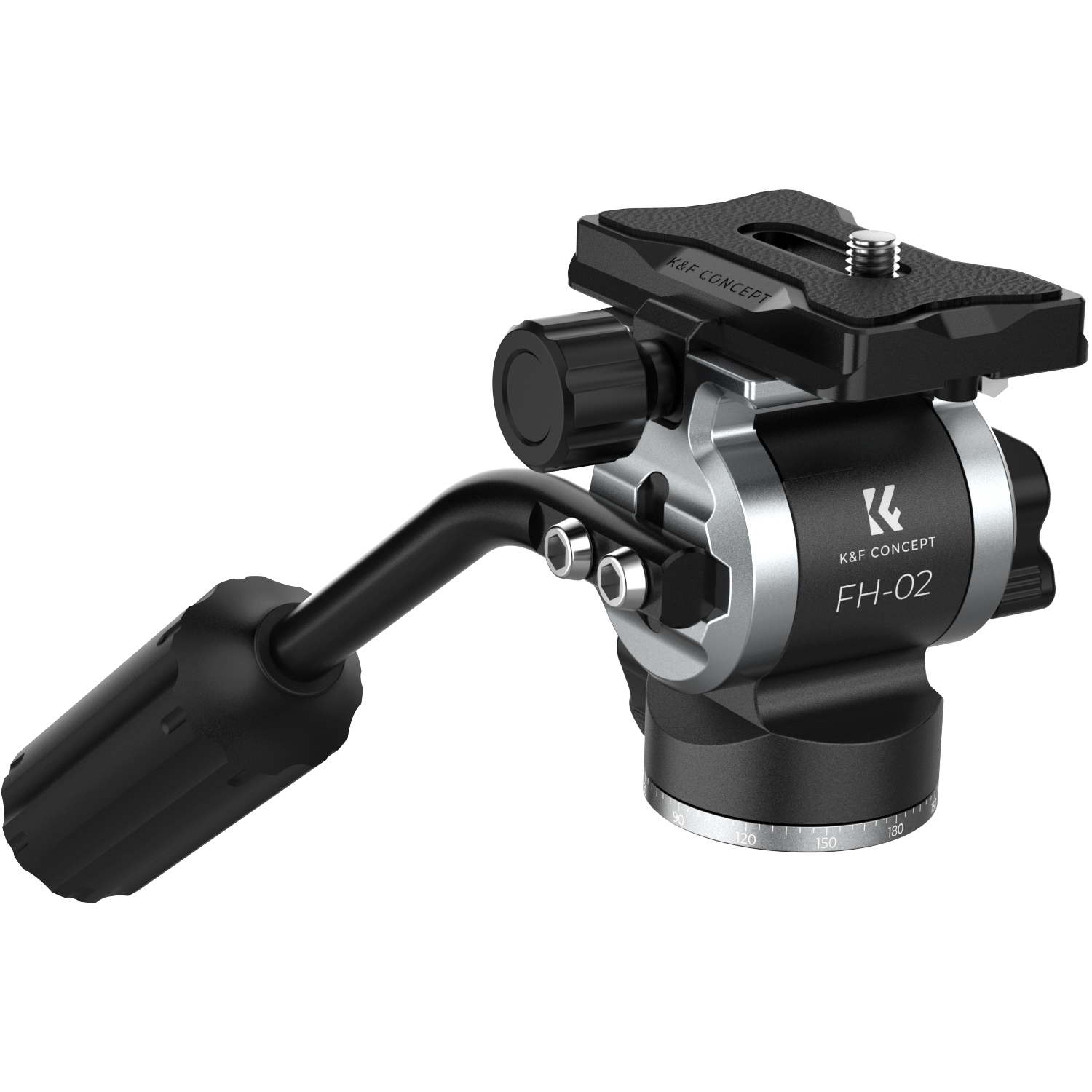 Củ dầu Tripod Fluid Head K&F Concept FH-02 tải trọng 3kg