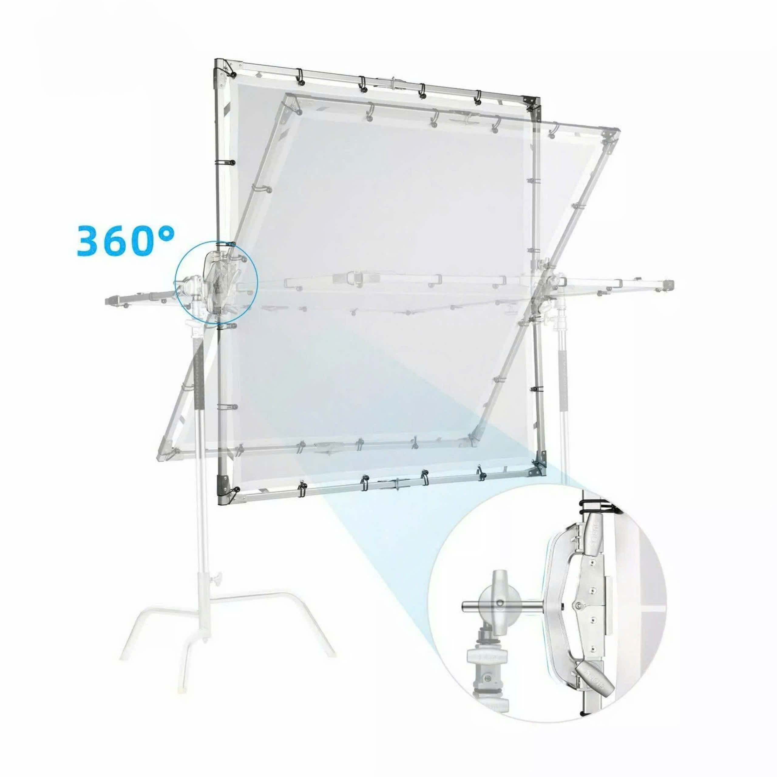 Khung tản sáng 240x240cm- Hàng chính hãng
