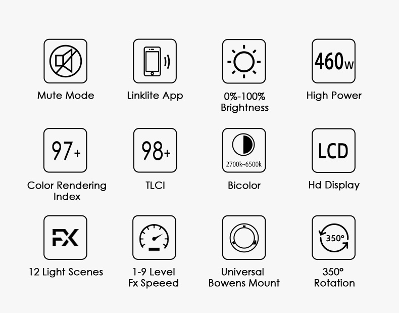 Đèn led Tolifo Konway KW5000B Procolor- Hàng chính hãng