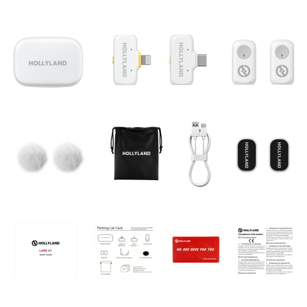 Bộ Micro không dây Hollyland LARK A1 - Hàng chính hãng