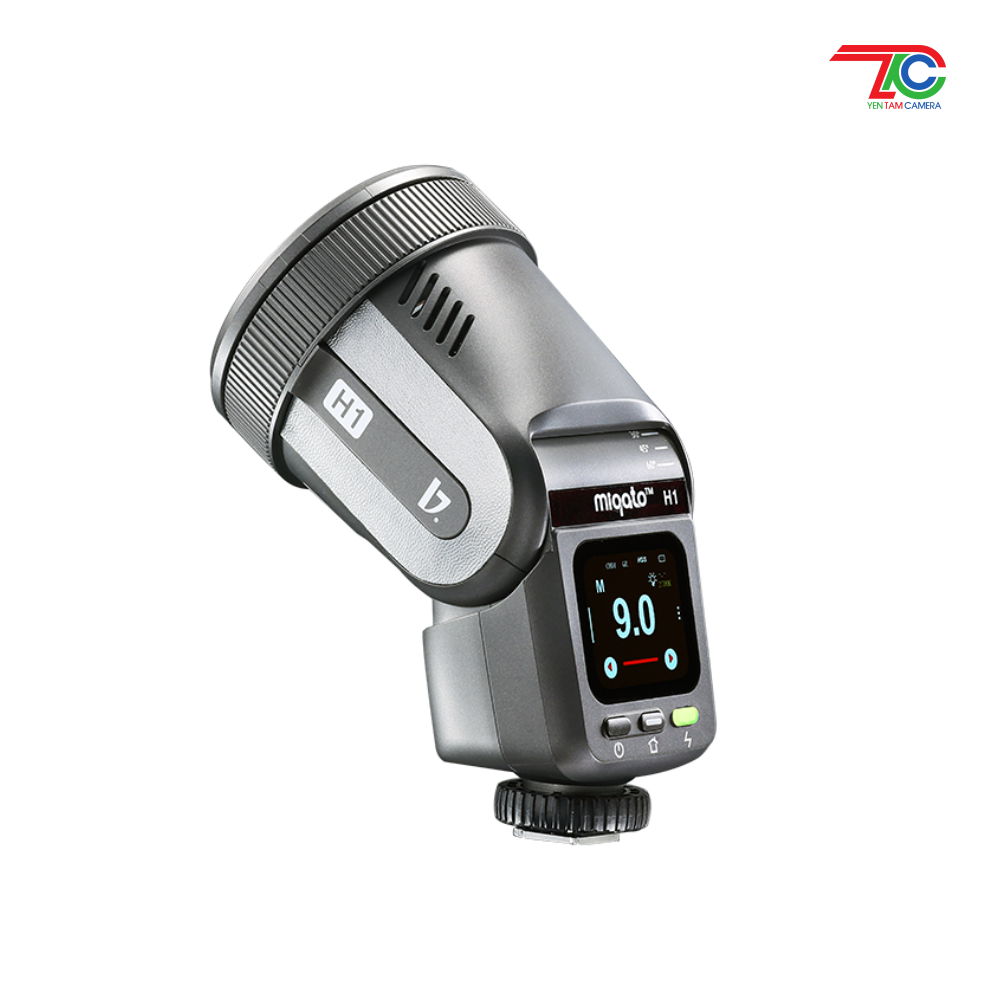 JINBEI Miqato H1 - Đèn Flash LED Video 2in1 for Canon Nikon Fuji Sony