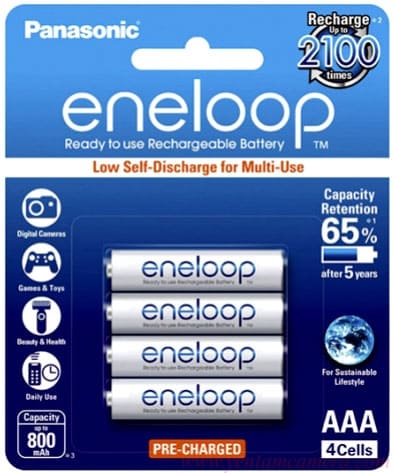 Pin Eneloop AAA 750mAh