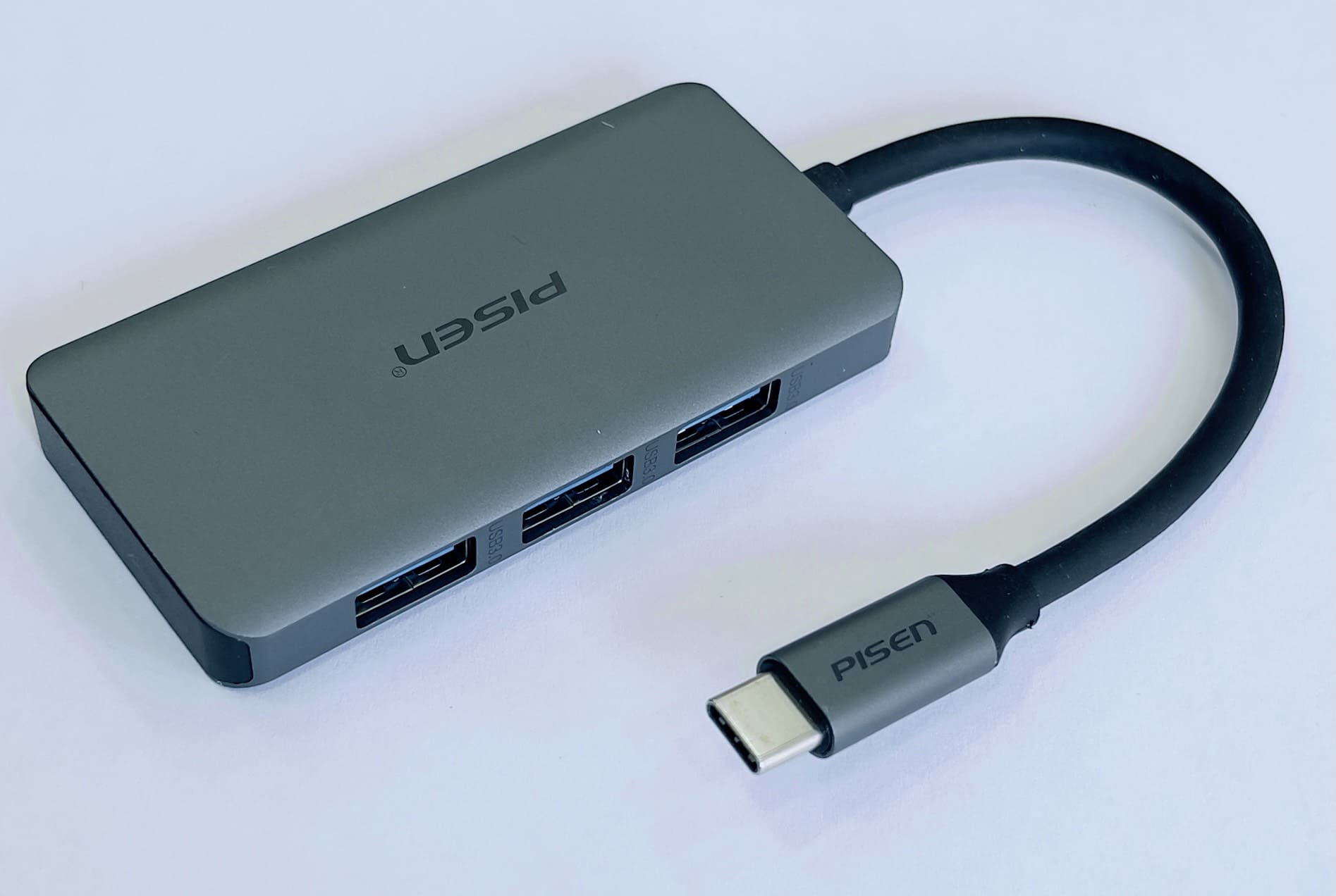 Dây  cáp chuyển đổi Pisen Type-C ra HDMI và USB