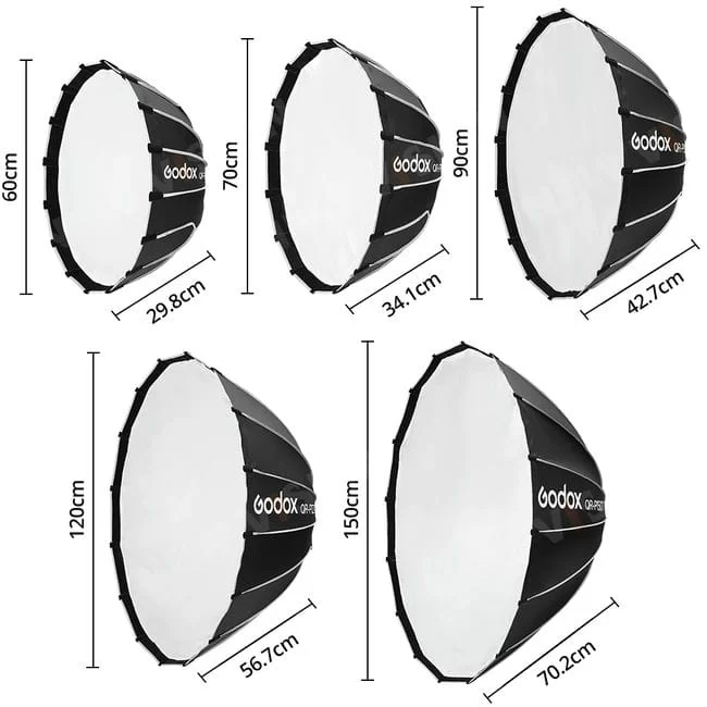 Softbox thao tác nhanh Godox QR-P120T