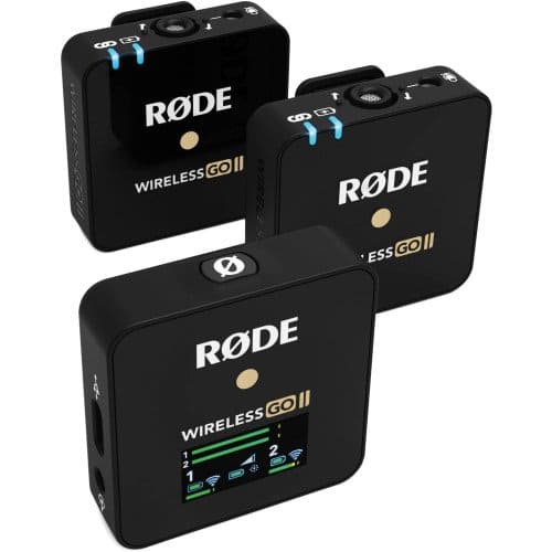 Combo WT2 Hộp sạc nhanh TELESIN và bộ micrô RØDE Wireless GO II Duo