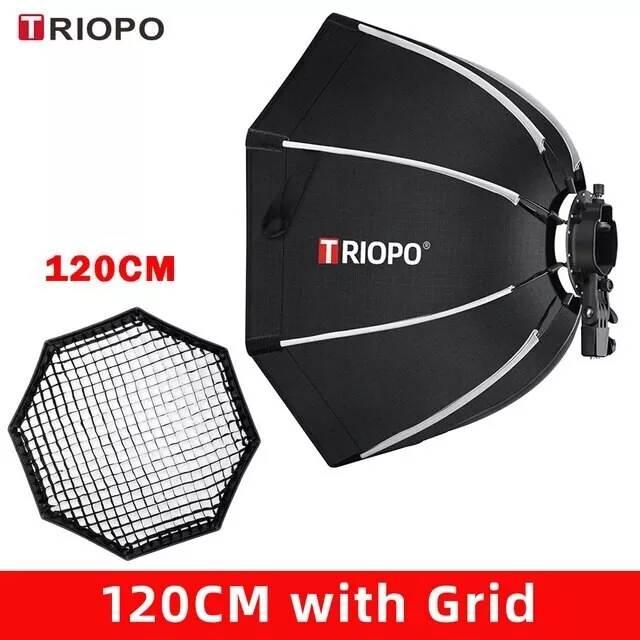 Softbox Triopo K2-120 thao tác nhanh