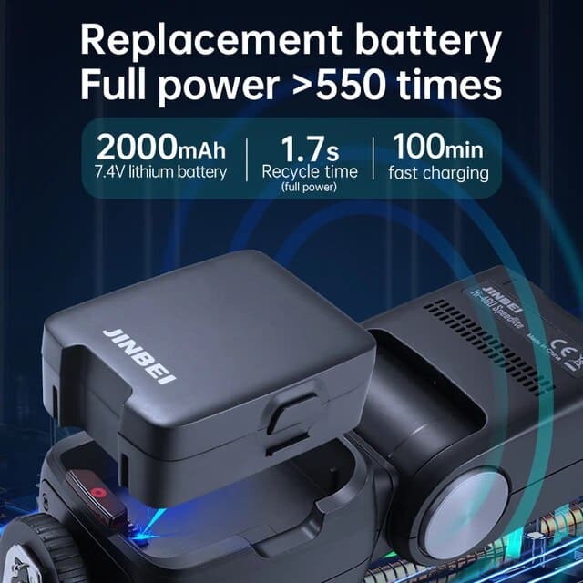 Đèn flash Jinbei Hi-460MAX- Hàng chính hãng