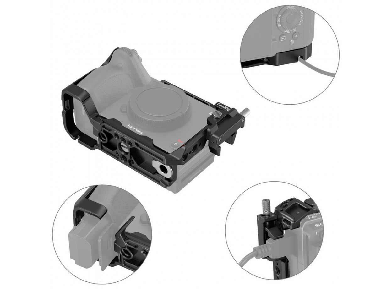 SmallRig Camera Cage for Sony FX3, FX30 (4183)
