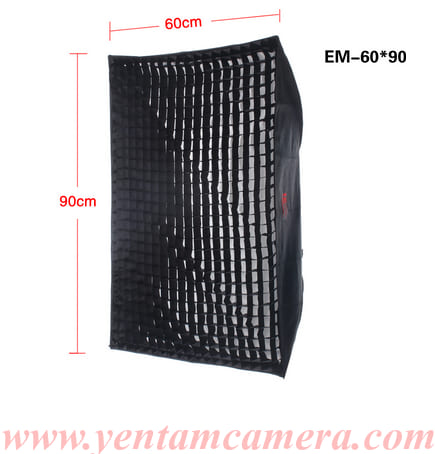 Softbox tổ ong JINBEI EM 60cm x 90cm ( lưới vải )