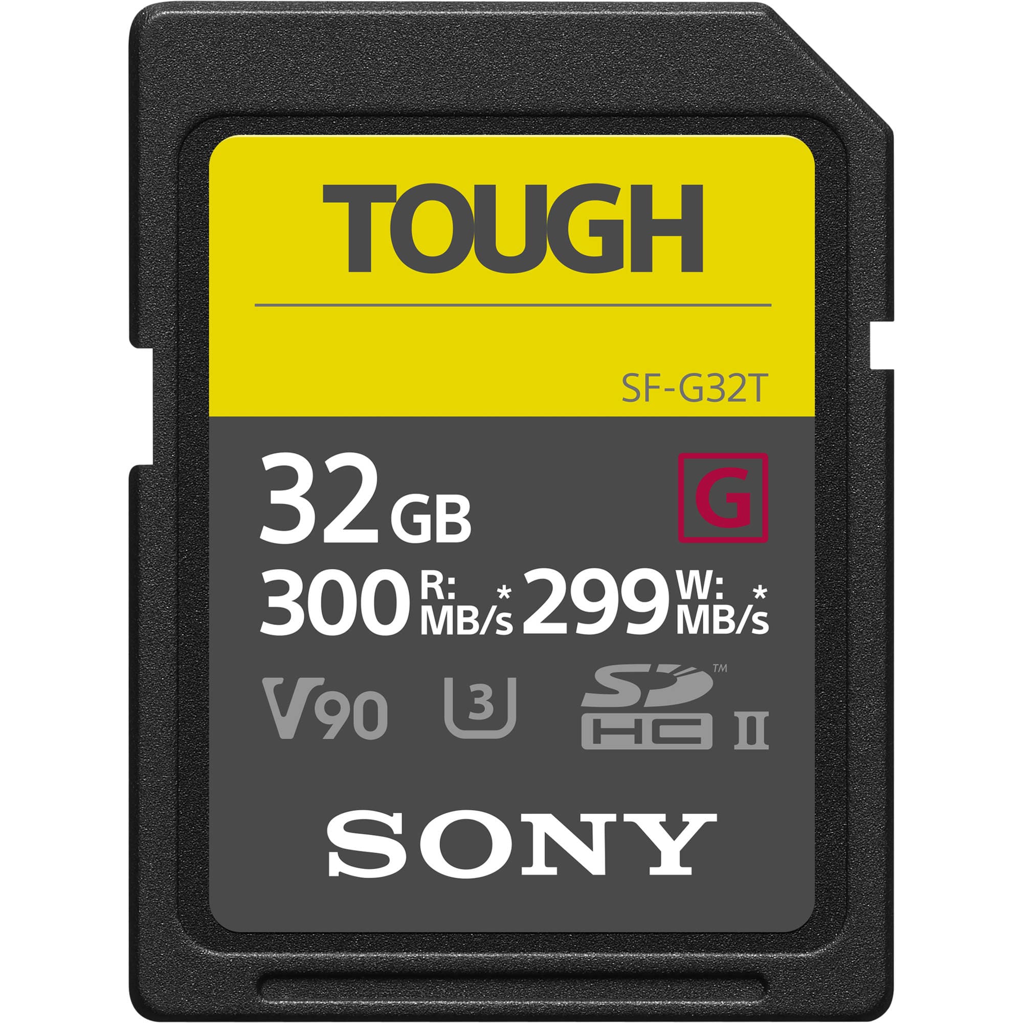 Thẻ nhớ SONY SD Tough SF-G32T 32GB – Đọc:300Mb/s – Ghi:299Mb/s