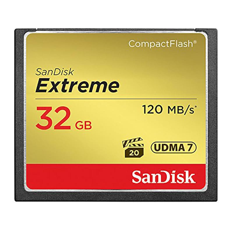 Thẻ Nhớ CF SanDisk Extreme 32GB/800X/120m/S