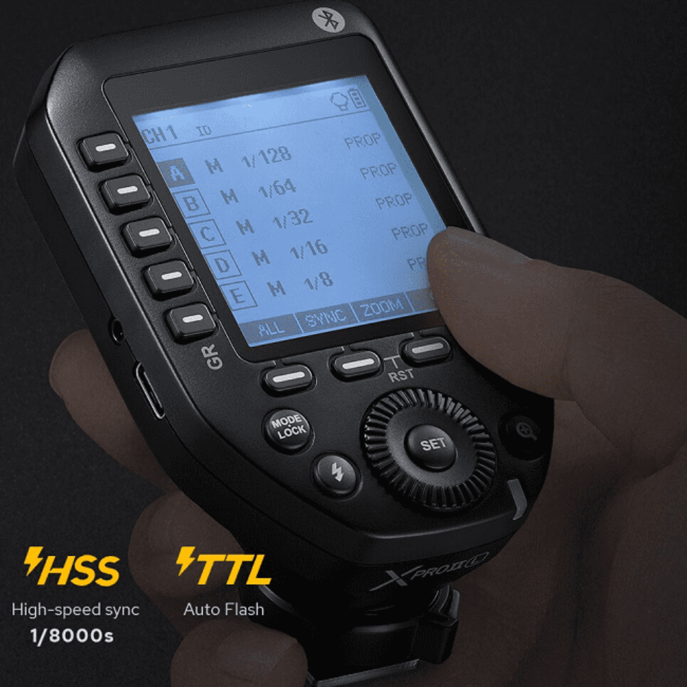 Trigger Godox X-ProII cho Canon -Nikon -Sony- Fujifiml