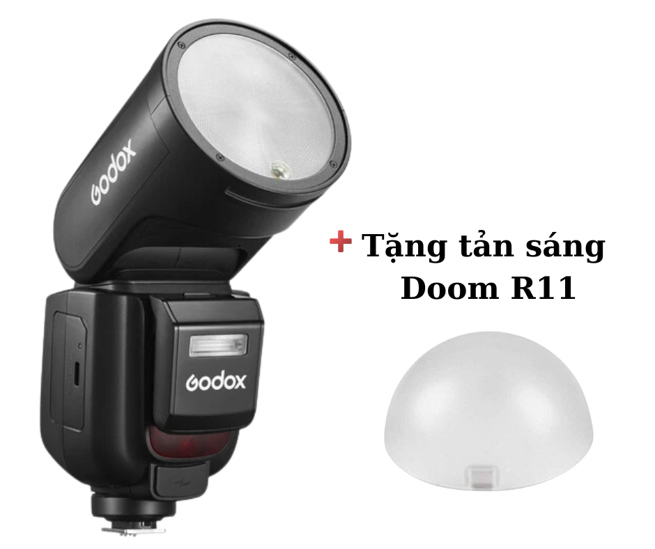 Đèn flash Godox V1 Pro Canon, Sony, Fujifilm, Nikon