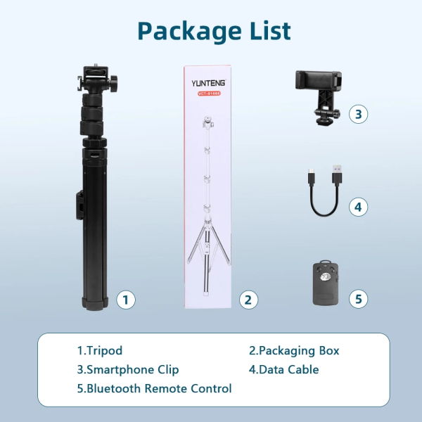 Yunteng Selfie Yunteng Remote Control Tripod Yunteng VCT 91666