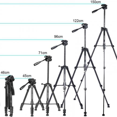 Chân máy ảnh Tripod Yunteng VCT-668- Hàng chính hãng