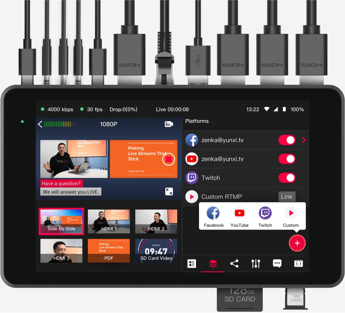 YoloBox PRO - THIẾT BỊ LIVE STREAMS TRỰC TIẾP CHUYÊN NGHIỆP