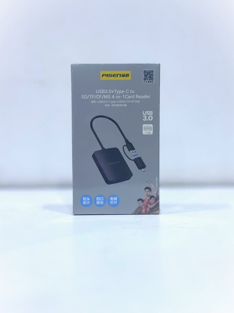 Đầu đọc thẻ Pisen USB 3.0/Type-C 4 in1 3.0 NJ-TC32