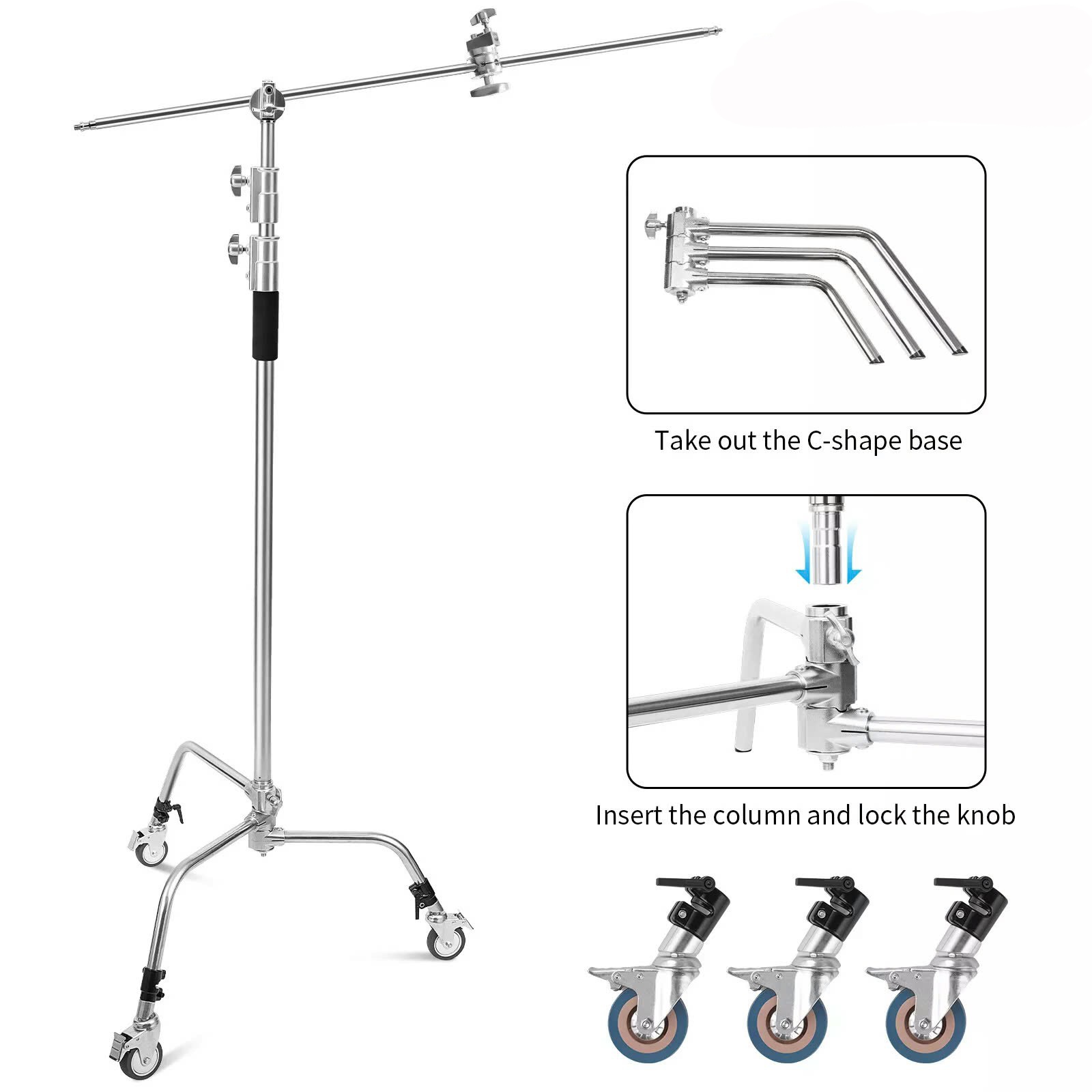 Chân boom C-Stand Y660III- chịu tải 20kg