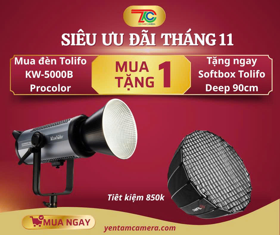 Đèn led Tolifo Konway KW5000B Procolor