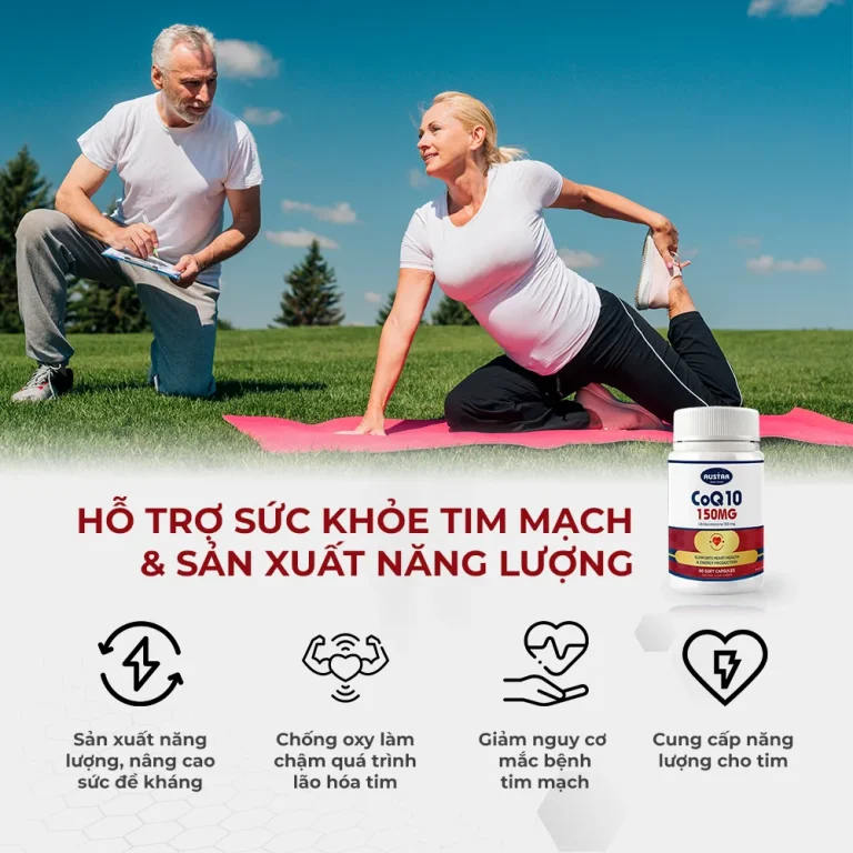 CoQ10 150mg của Austar Pharma: Sự Lựa Chọn Tốt Nhất Để Hỗ Trợ Tim Mạch và Sức Khỏe Toàn Diện