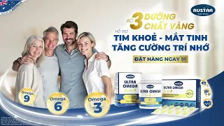 AUSTAR ULTRA OMEGA 369 - BỘ BA DƯỠNG CHẤT VÀNG hỗ trợ TIM KHỎE – MẮT TINH – TĂNG CƯỜNG TRÍ NHỚ