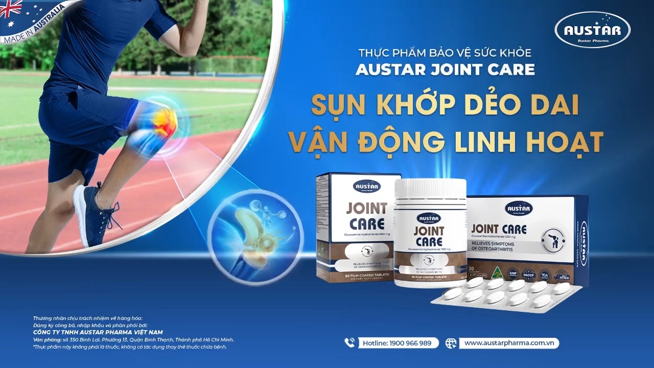 AUSTAR JOINT CARE - KHỚP KHỎE MỖI NGÀY “SAY BYE” ĐAU NHỨC
