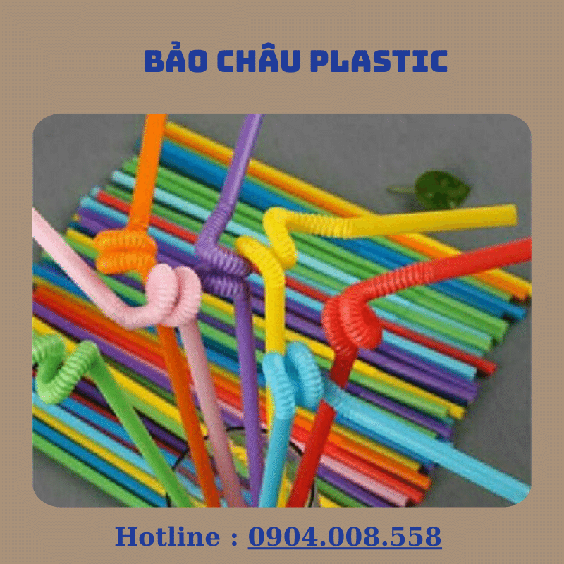 Combo 1 Túi Ống Hút Xoắn Nhiều Màu Nghệ Thuật