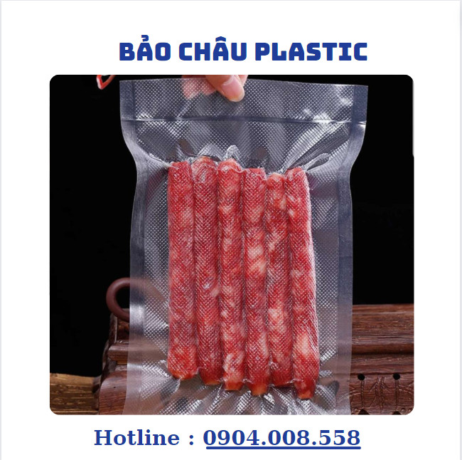 Túi PA túi hút chân không 1 mặt trơn 1 mặt nhám cao cấp