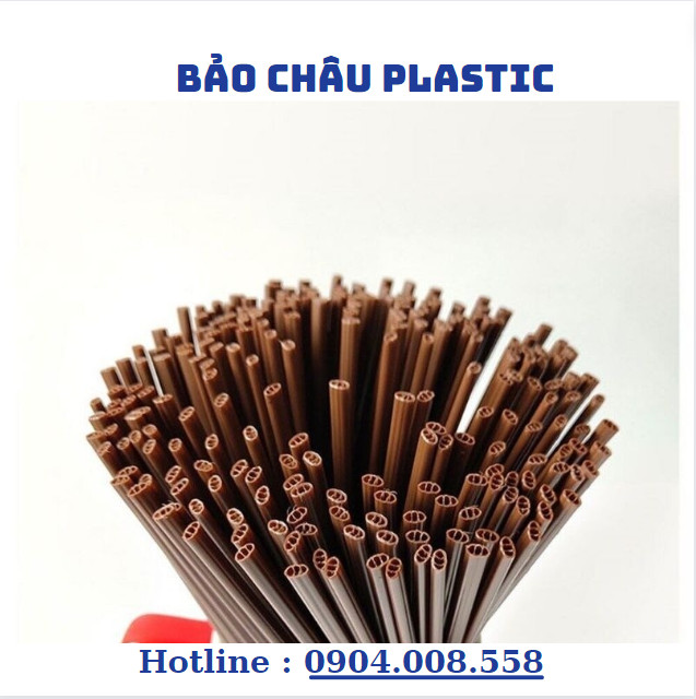 [Ống hút Dẹt]-Ống Hút nóng dành cho cà phê-cacao nóng-túi 230 ống