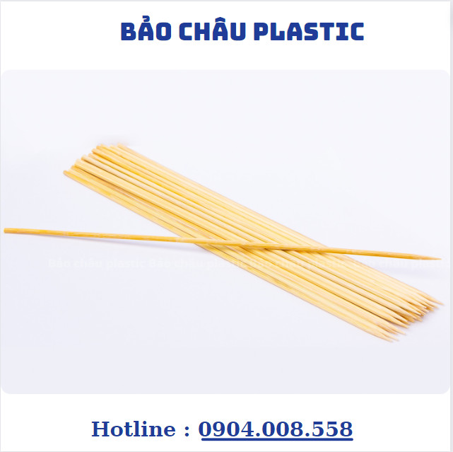 Gói 500gr xiên que bằng tre