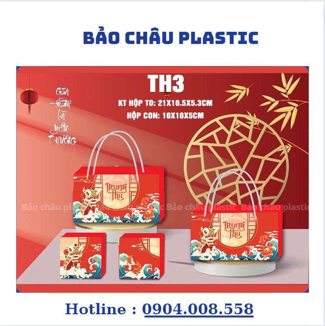 🌕 Vỏ Hộp Bánh Trung Thu 2024 Mẫu Mới - Hộp 2 bánh + Hộp 4 Bánh