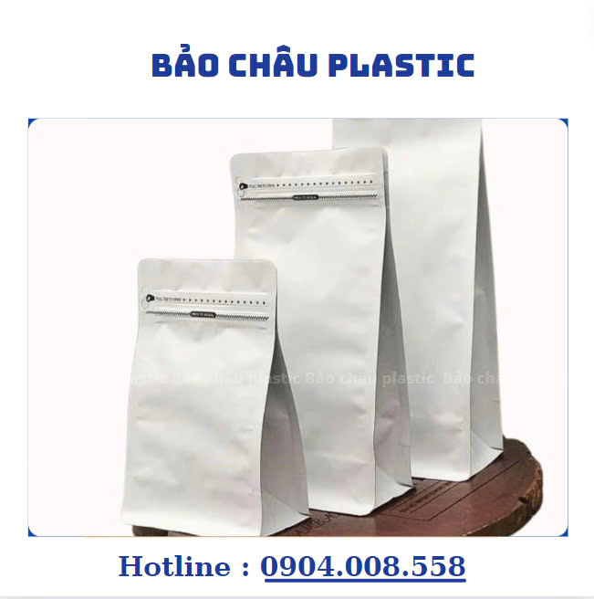 Túi zipper 8 cạnh đáy bằng