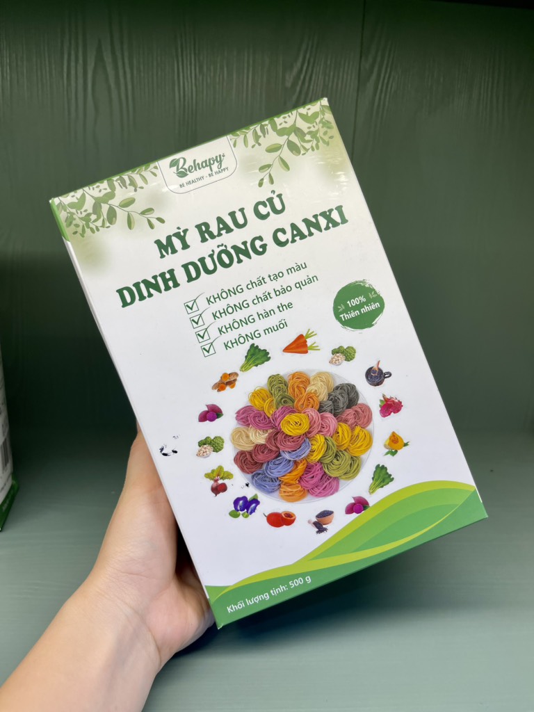 Mỳ rau củ dinh dưỡng 500gr - Behapy