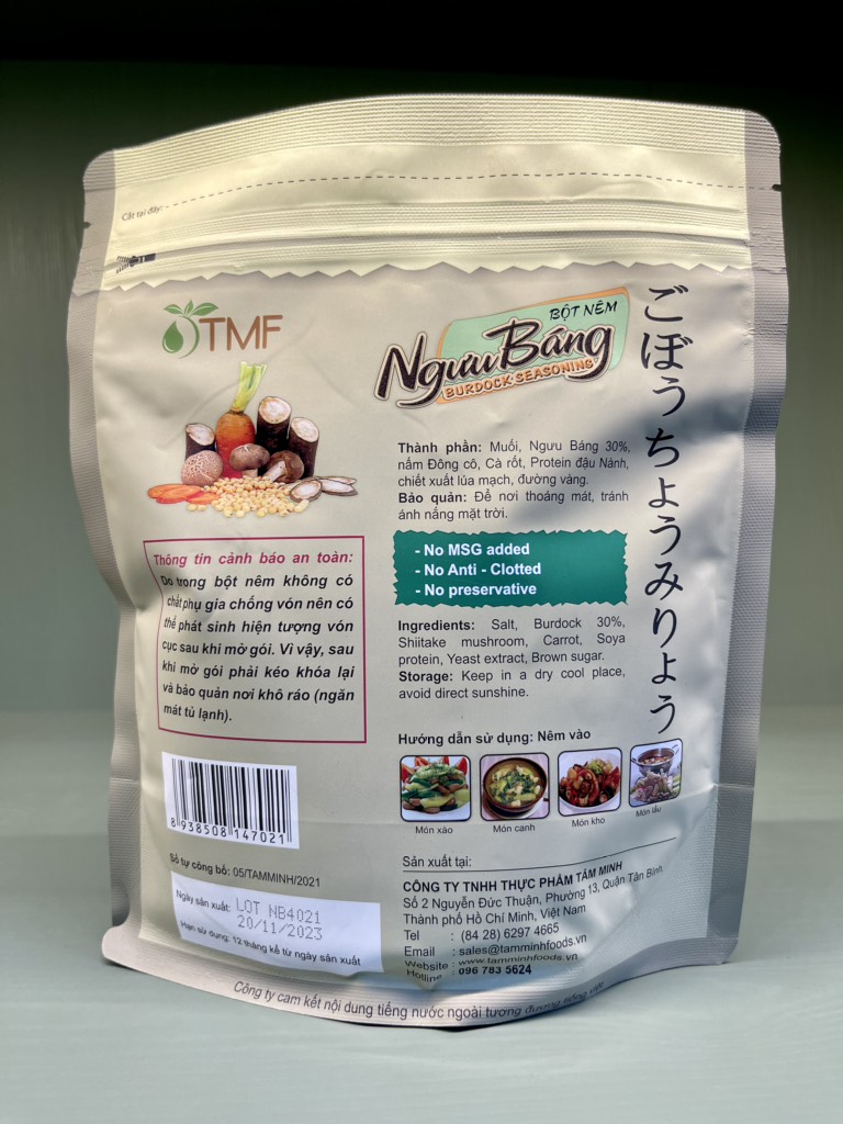 Bột nêm ngưu báng 450g - TAMI Food