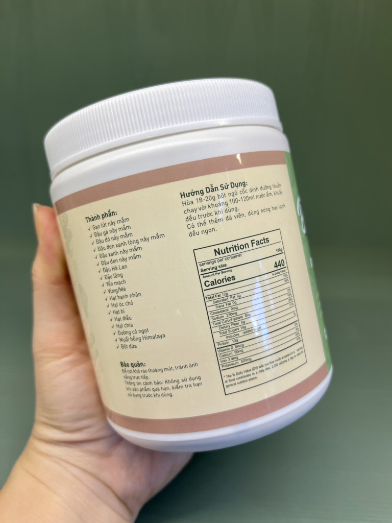 Bột ngũ cốc dinh dưỡng thuần chay - Hũ 350gr - Behapy