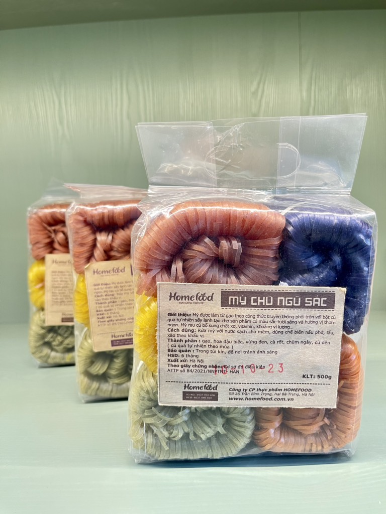 Mỳ chũ ngũ sắc 500g Thuần Việt