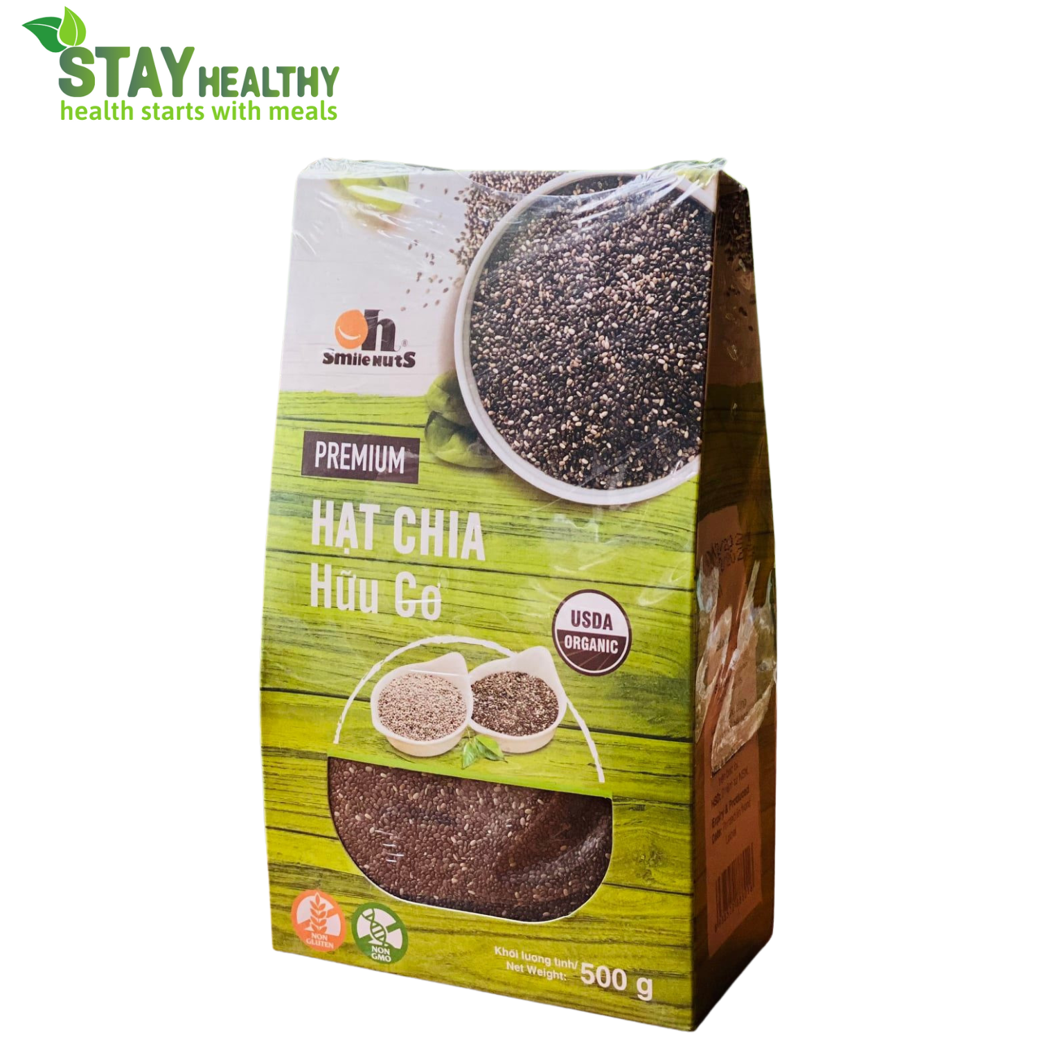 Hạt chia hữu cơ 500gr - SmileNut